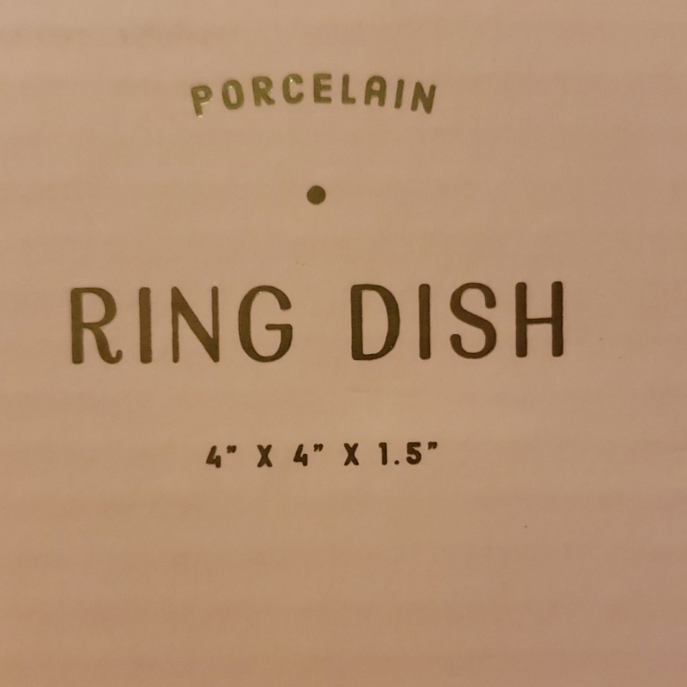 Odeme Porcelain Tray and Ring Dish Set - Picture 5 of 5